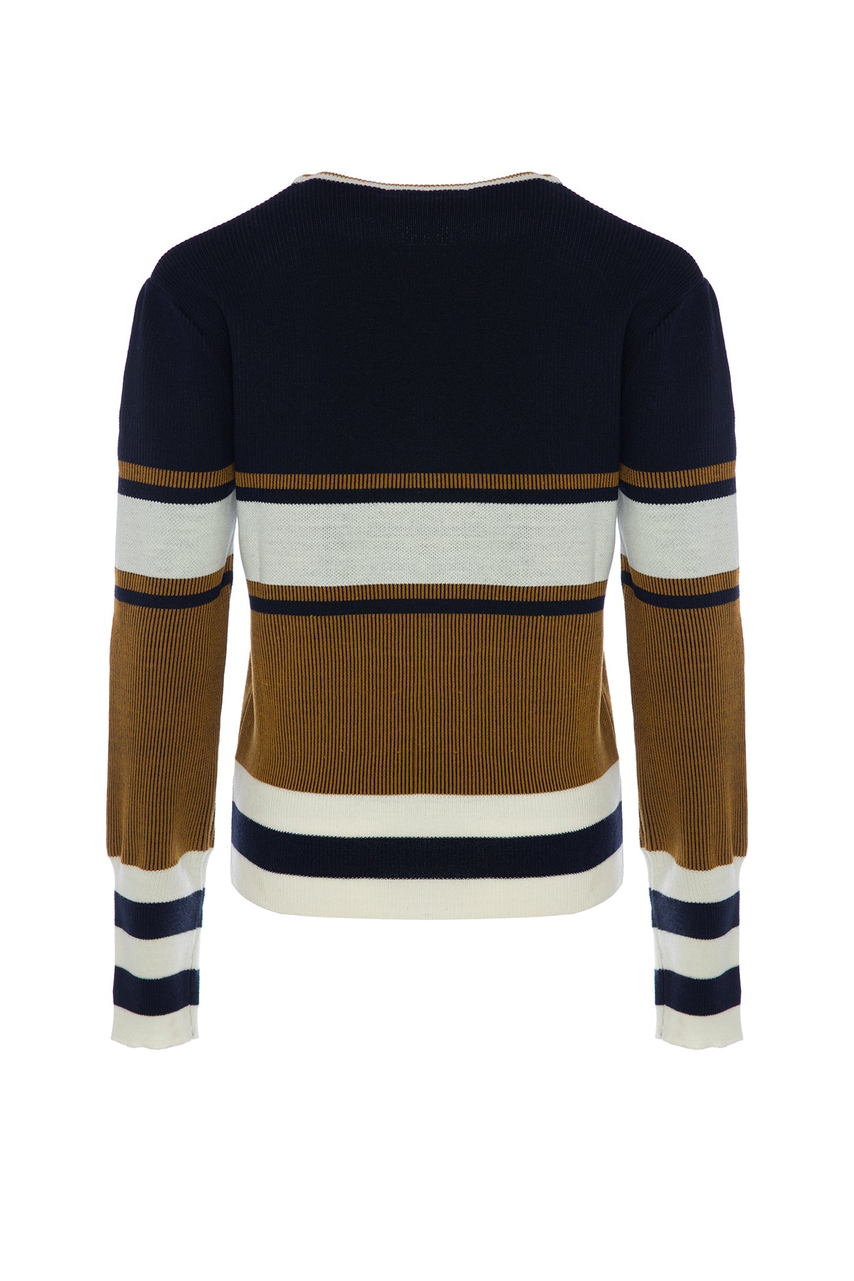 Alpes Mustard Color Retro Knitwear Sweater and Beret