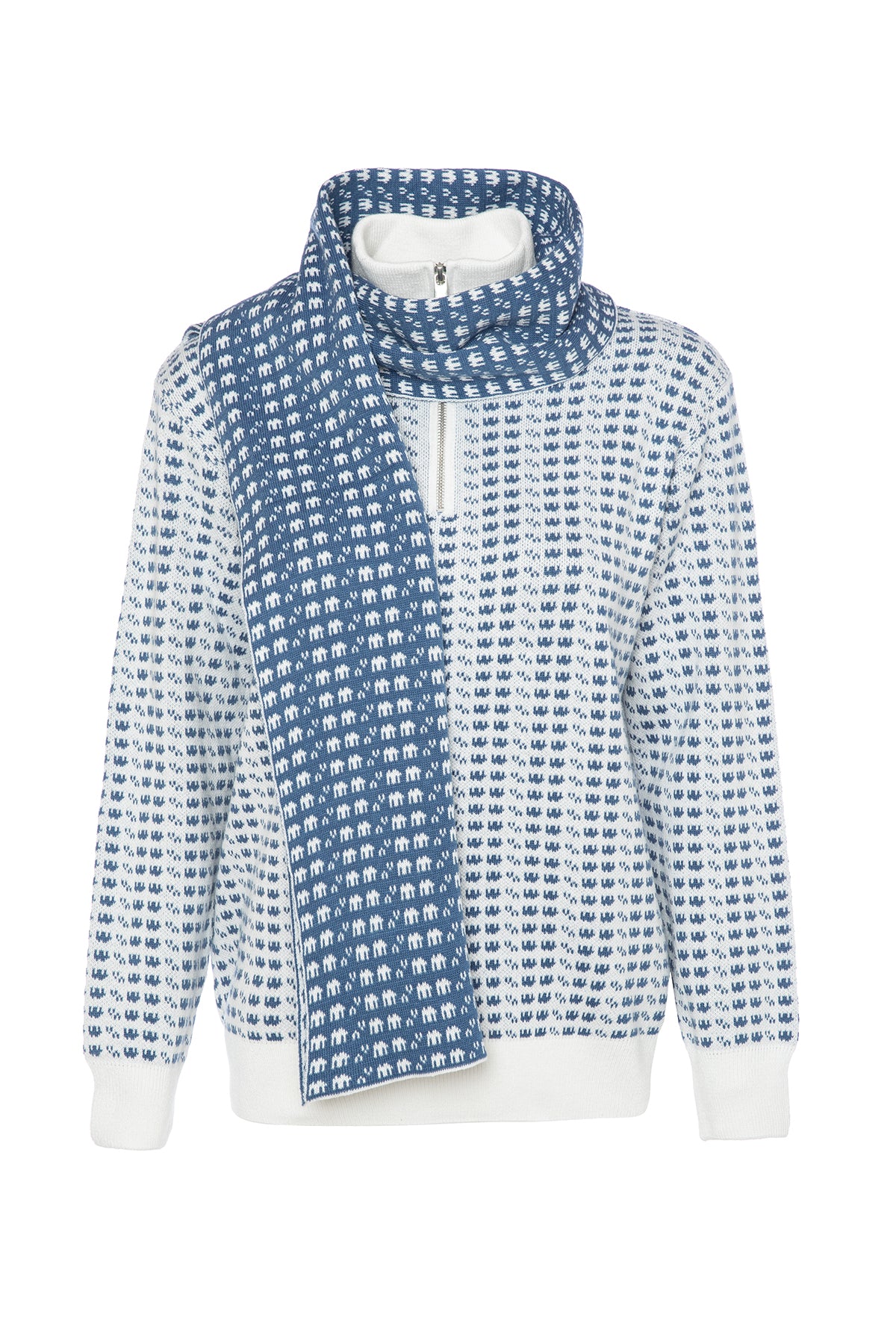Double-Sided Patterned Scarf