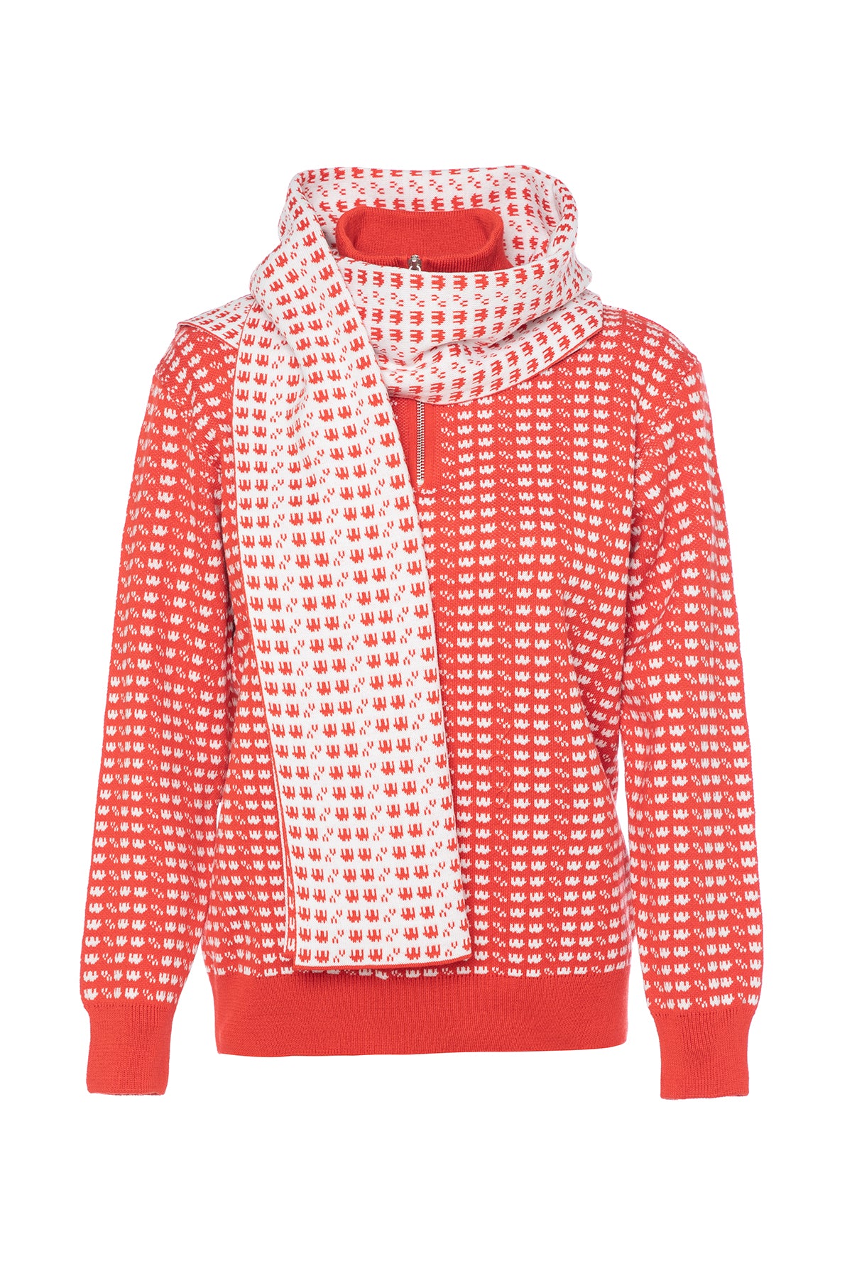 Double-Sided Patterned Scarf